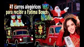 41 carros alegóricos para recibir a Fátima Bosch