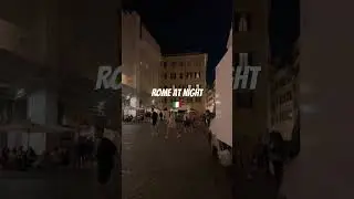 #romevisit #romecity #walkingvideos #walkingtour #nightlife #nightcityvibes #walkingvideos #walking
