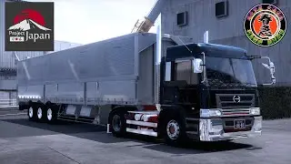 ETS2 ライブ(ｱｰｶｲﾌﾞ） 日本MAP v1.1.5 test テラヴィサウンド併用で