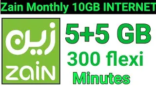 Zain Sim 10 GB internet Package Monthly | Zain 300 flexi Minute Monthly