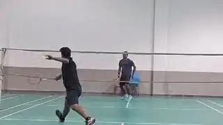 Netcord + Backhand trickshot + Smashes = Badminton 🏸 Lazy gameplay 😁😁