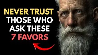 NEVER Trust People Who Ask You For THESE 7 FAVORS | Stoic Philosophy