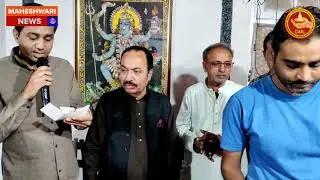 Chief Minister of Sindh Minority Affairs Dr Sham Sundar Advani ceremony at the Ambika Devi Temple