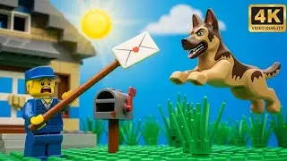 LEGO City Mailman vs. Angry Dog Delivery Challenge 📮🐕