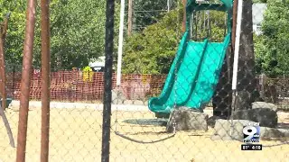 Playground at Edison Elementary School closed