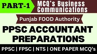 PPSC Accountant Preparations | Important MCQ's Of Business Communications Part-1 #accountant