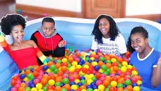 Last To Leave Ball Pit Challenge Wins Shopping Spree - Onyx Family