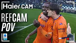 HAIER CAM | REF CAM POV: You Are The Referee in Como-Fiorentina | Serie A 2025/26