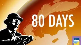 80 Days: iOS iPhone 8 Gameplay (by inkle)