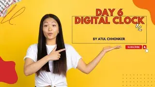 Day6- Digital Clock ⏰ 30 Days,30 Javascript Projects #javascript