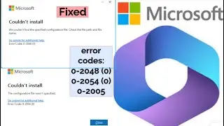 как исправить ошибку «не удалось установить Microsoft Office» с кодом 0-2048 0-2054 0-2005