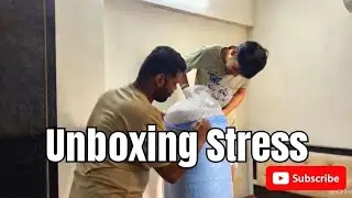 Mattress Ka Full Stress 😵&zwj;💫 | Online Unboxing Chaos | LakhanLogs