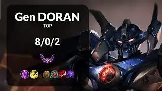Gen Doran Aatrox vs T1 Forest LeBlanc TOP - KR  Patch 13.15