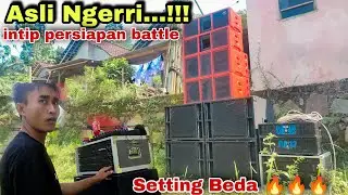 Asli Ngerri lur...!!! intip sound miniatur 12 in persiapan battle rivita Audio || setting balap