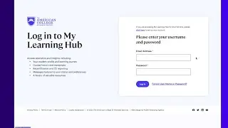 My Learning Hub Tutorial