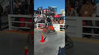World of Concrete Husqvarna Rider Trowel Race 2