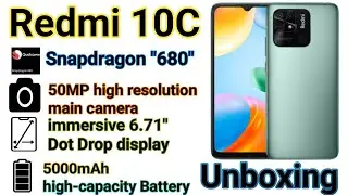 Redmi 10C unboxing.