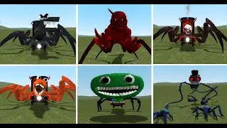 CHOO CHOO CHARLES BUS EATER, CAR EATER, HOUSE HEAD and LIGHTHOUSE!!! | Gmod