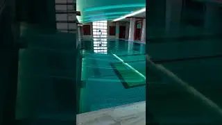 the swimming pool of the Majesty Plaza Hotel Shanghai is located on the top floor