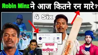 JHA vs UP Robin Minz ने आज कितने रन मारे? Robin Minz Ne Aaj Kya Score kiya? Jharkhand ranji trophy