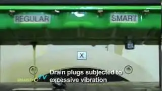 SMART-O Plug vs. Regular Oil Drain Plug - SMART-O prevents oil loss! (English)