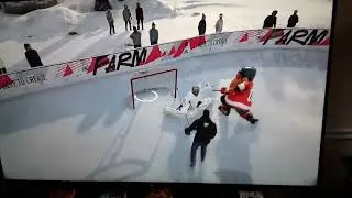 NHL '22 (Xbox ONE): probably my best ever ONES NOW mode goal with Gritty.