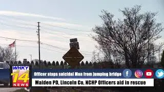 Officers stop suicidal Man from jumping off highway 321 bridge overpass