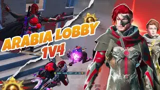 ARABIA LOBBY 1V4 CLUTCHS 🔥🔥 5 finger INDIAN 🇮🇳 PLAYER 🤫