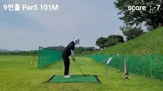 경북 왜관읍 금산파크골프장 B코스 24타(-9)