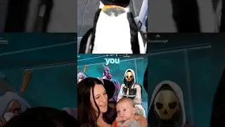 Cutest stream takeover ever while I went outside in the 🐧Costume 😁🙈 #Fortnite #gaming #shorts