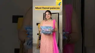 Flared palazzo under 400 from flipkart #viral #shorts #palazzo
