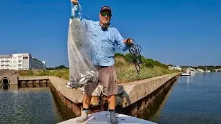 Florida Fishing in St. Augustine with Live Mullet and Live Shrimp!