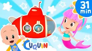 Submarine adventures | Cleo & Cuquin: Educational videos