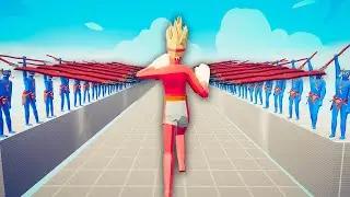 WHO CAN SURVIVE SPEAR THROWERS DEATHRUN? | TABS Totally Accurate Battle Simulator