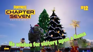 Raphael Celebrates Christmas During Battle | Fortnite