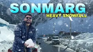 -12°C! Everything is Frozen in Sonmarg🥶 Srinagar to Sonmarg - Kashmir in Winters 