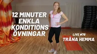 Träna kondition med 12 enkla övningar hemma inomhus/ Inga redskap Microvanor- vanor som består