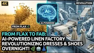 From Flax to Fab: Inside the AI-Powered Linen Factory Revolutionizing Dresses & Shoes Overnight! 🌿🤖👗