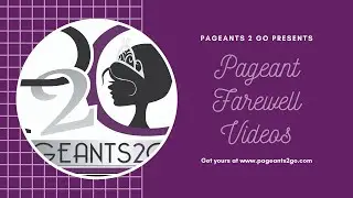 National American Miss Farewell DVD by Pageants 2 Go - Elizabeth Volmy