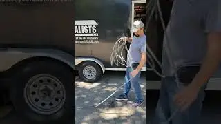 How to wrap hoses and cords properly to keep the job site clean and efficient.