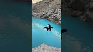 this unique blue canyone #dive #adrenaline#nature #extreme #beautifulnature #flip #parkour