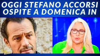 OGGI STEFANO ACCORSI OSPITE A DOMENICA IN #stefanoaccorsi #domenicain #maravenier