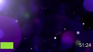 Zoom Video Background Purple Bubbles with 60 Minute Countdown Timeline