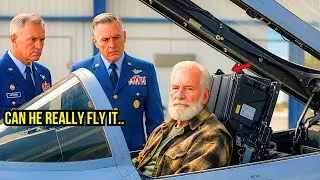 Homeless Veteran Asked to Sit in the Fighter Cockpit Once More — Until Admiral Exposed Who He Was