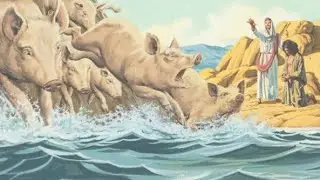 JESUS SEND DEMONS INTO PIGS Why?
