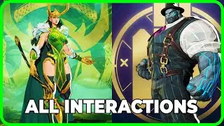 All Lady Loki Exclusive Interactions, Hero-Specific Eliminations & Voice Lines | Marvel Rivals