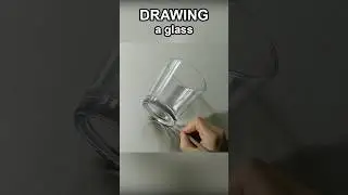 Hyper-realistic glass #drawing #art