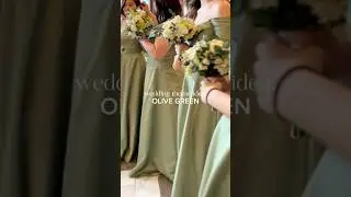 Wedding theme of the day: olive green 💚 #weddingph #weddingcontentcreator #weddingvideographer