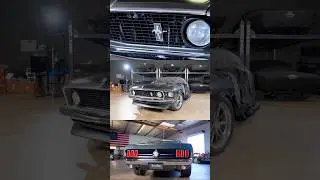 347 Stroker V8 Powered 1969 Mustang Fastback Restomod REVEAL #shorts #cars