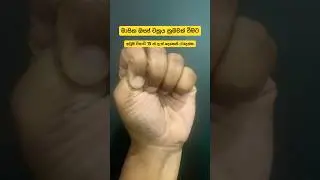 මාසික ඔසප් චක්&zwj;රය ක්&zwj;රමවත් වීමට / yoga Mudra for irregular periods/ PCOD/pose / periods cramps 🤌